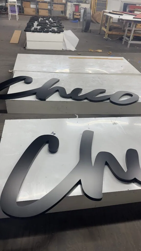 Clean welded forms before paint